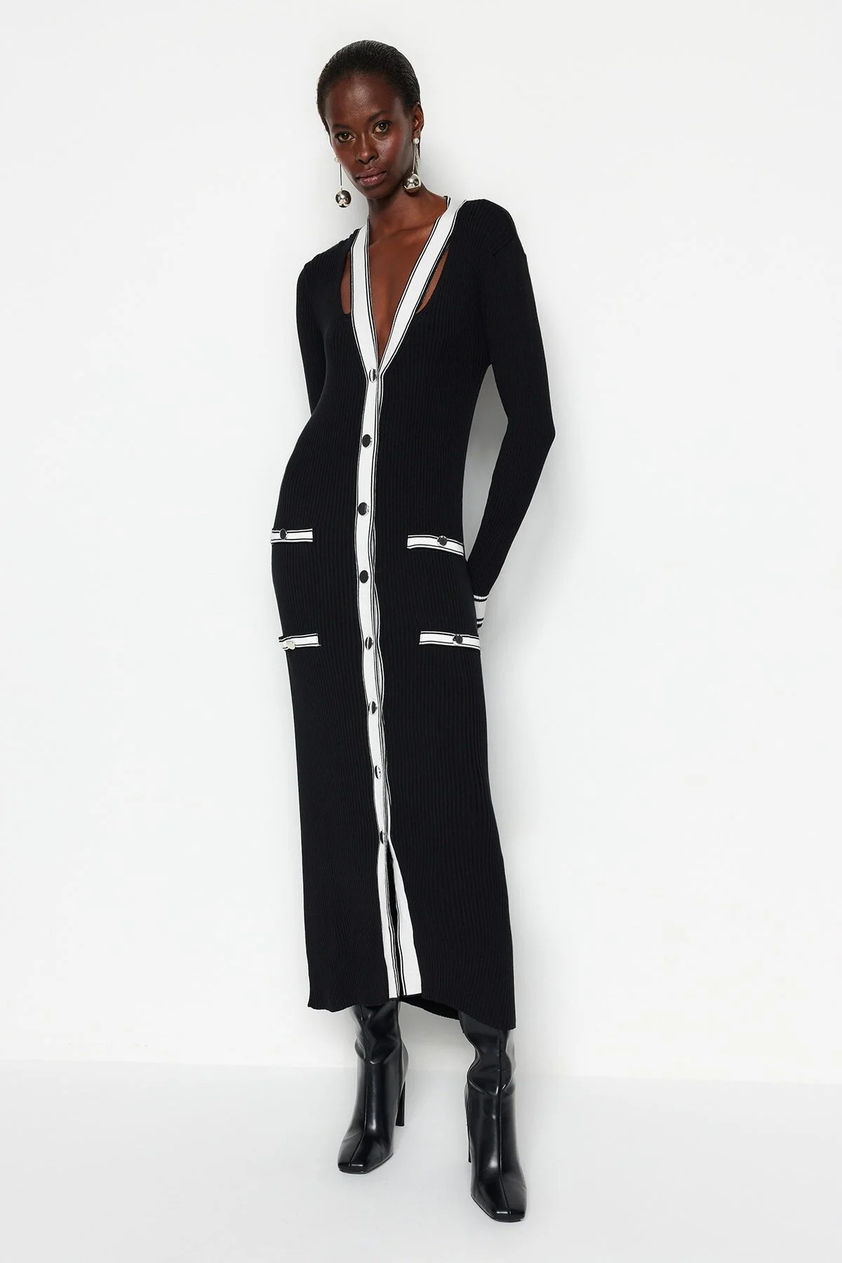 Trendyol Collection Kleid - Schwarz - Shift | Trendyol DE