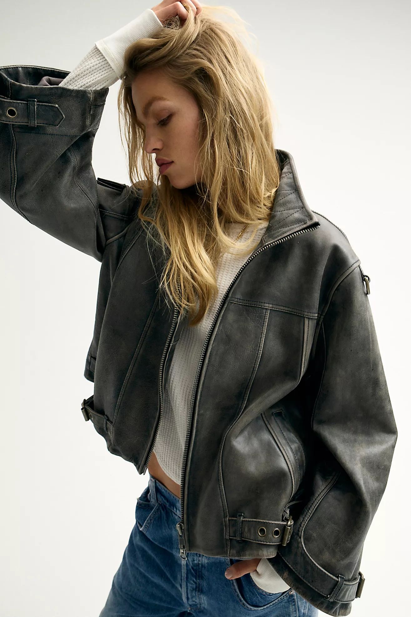 We The Free Skyline Leather Jacket | Free People (Global - UK&FR Excluded)