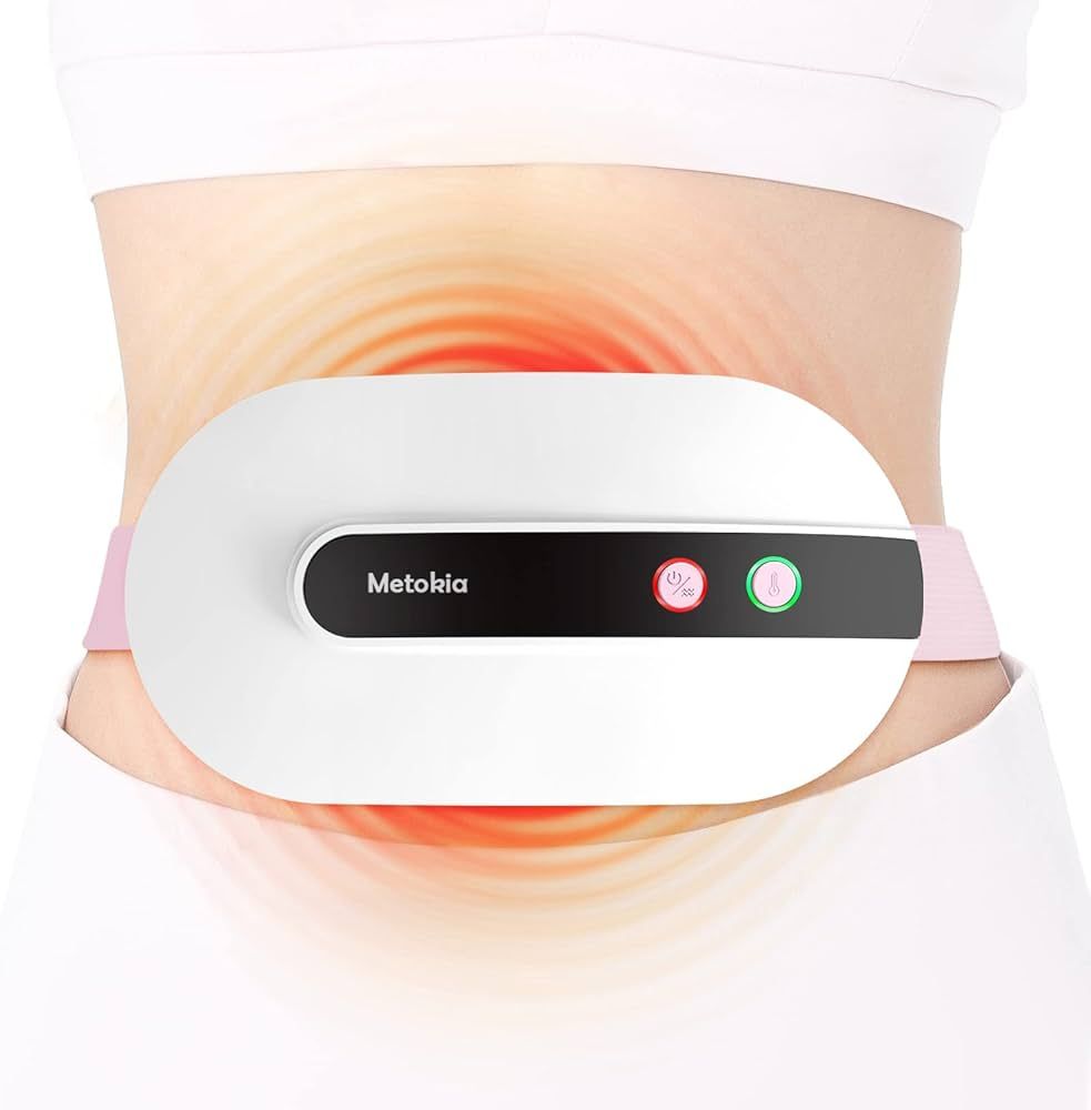 Portable Cordless Heating Pad, Heating Pad for Back Pain with 3 Heat Levels and 3 Vibration Massage  | Amazon (US)