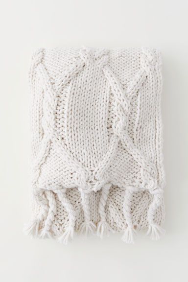 Textured-knit Throw | H&M (US + CA)