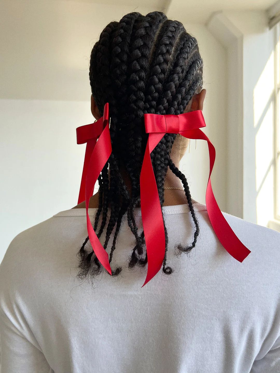 Mini Ribbon Clip Two Pack - Red | Lisa Says Gah