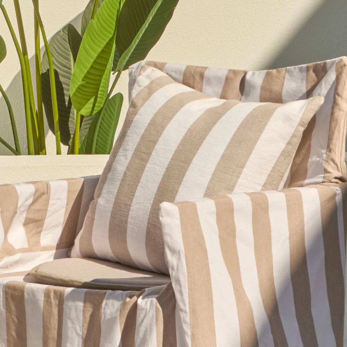 Riviera Wide Stripe Cushion | Pillow Talk AU