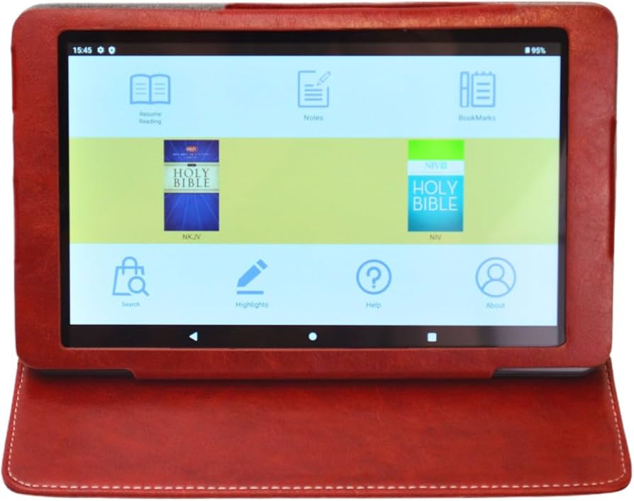 Award Winning Audiobook Speaker Electronic Bible, 8" eReader Audio Player, with Headphones, Simul... | Amazon (US)