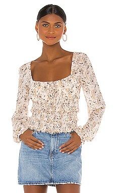 Free People Lolita Top in Light Combo from Revolve.com | Revolve Clothing (Global)
