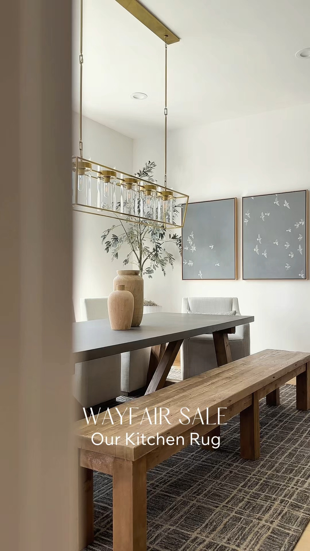 Adding this rug was one of the best decisions we made.  I always say that our kids eats like wild animals…well, one more than the other. 😉 This rug shows zero wear and cleans up beautifully!

#LTKSaleAlert #LTKHome