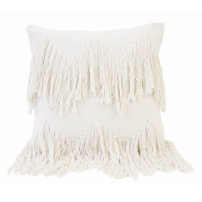 18"x18" Jandice Fringe Pillow - Décor Therapy | Target