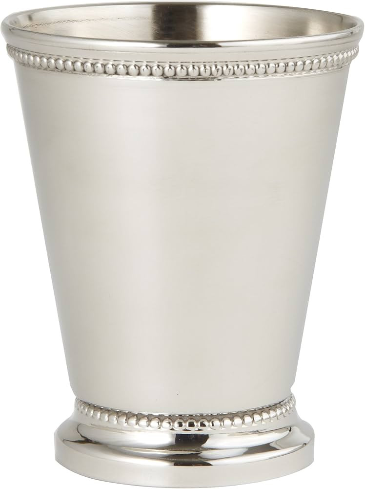 Elegance Small Beaded Mint Julep Cup - 6 oz. - 3 1/2" | Amazon (US)
