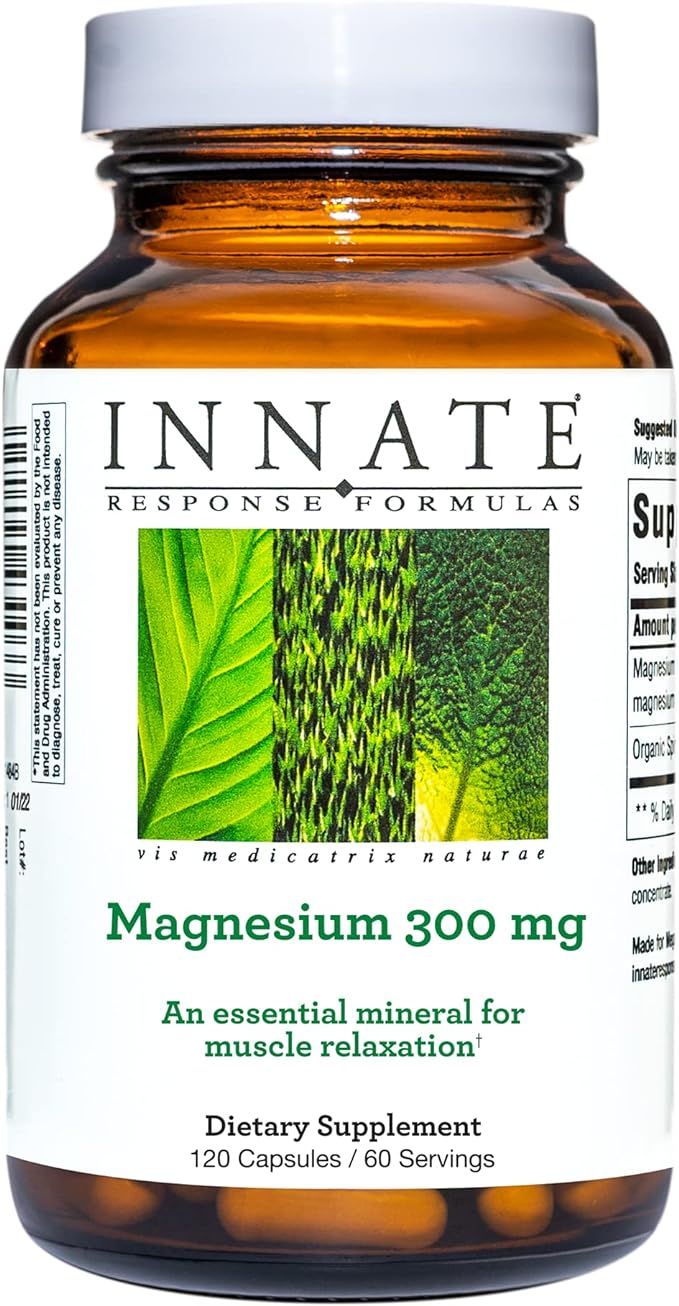 INNATE Response Formulas, Magnesium 300 mg, Mineral Supplement, Vegetarian, 120 Capsules (60 Serv... | Amazon (US)