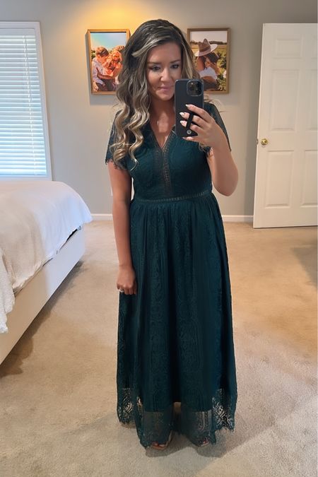 My final fall outdoor wedding guest dress choice (after 18 other returns 🤪). It comes in so many color options and the quality is amazing!

#LTKwedding #LTKunder50 #LTKSeasonal
