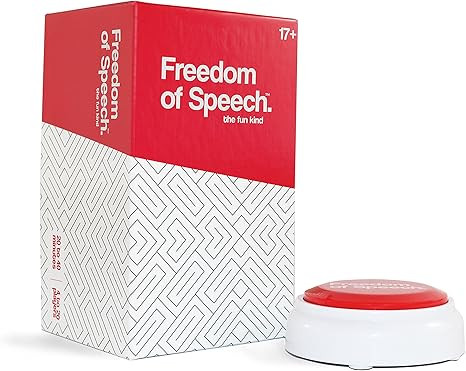 Freedom of Speech, the fun kind - A Party Card Game | Amazon (US)