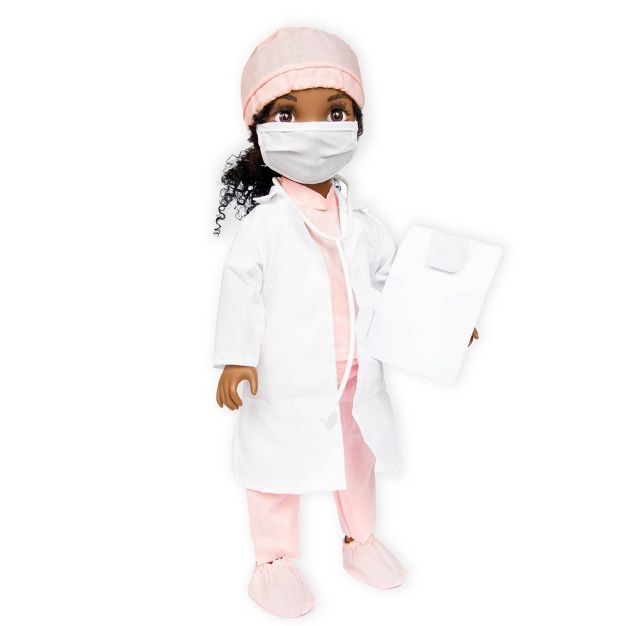 Healthy Roots Pink Nurse Uniform Outfit for Dolls | Target