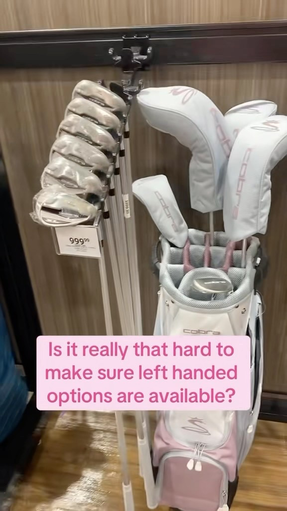 Throw back to when I first bought my clubs early last year. I was so mad 😂😂 After a lot of complaining the store opened a left handed set for my to test out, which I ended up buying. 

Oh left handed struggle 🫣

Despite my in store experience, this set is amazing and it’s the set I still use to this day. Highly recommend for beginners that want to invest a little into their clubs  
.
.
.
#golflife #golf #golfaddict #blackgirlsgolf #golfswing #girlswhogolf #golfislife #golfjokes #golfbabesofinstagram #golfgirlsofinstagram #lefthanded #lefthanded #lefthandgolf

#LTKActive #LTKGiftGuide
