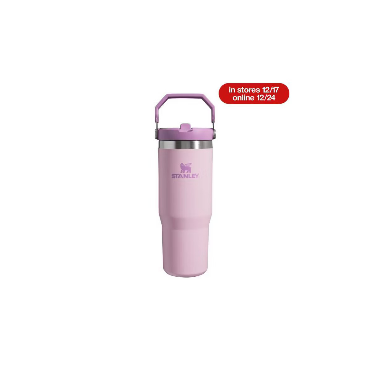 Stanley 30 oz Stainless Steel Ice Flow Flip Straw Tumbler (in stores 12/17 & online 12/24) | Target