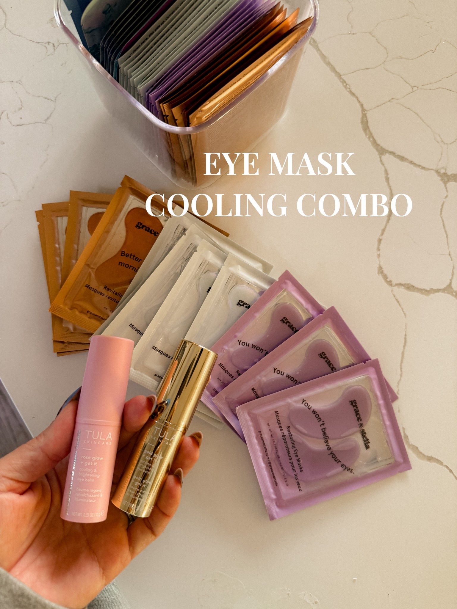 Best cooling eye mask combo. Keep it all in the fridge. Put the cooling balm on first, eye masks on top. Enjoy and hour or so of cooling under eye plumping that makes you look like you got your full 8hrs 

#LTKFindsUnder50 #LTKSaleAlert #LTKBeauty