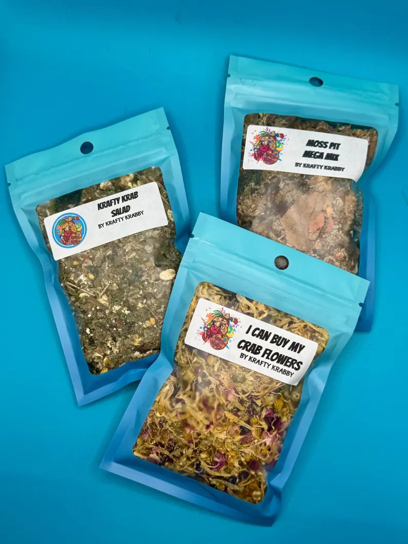 Ultimate Krabby Foraging Bundle \u2013 3 Bags of Nutritious Foraging Mixes! | Etsy (Global)