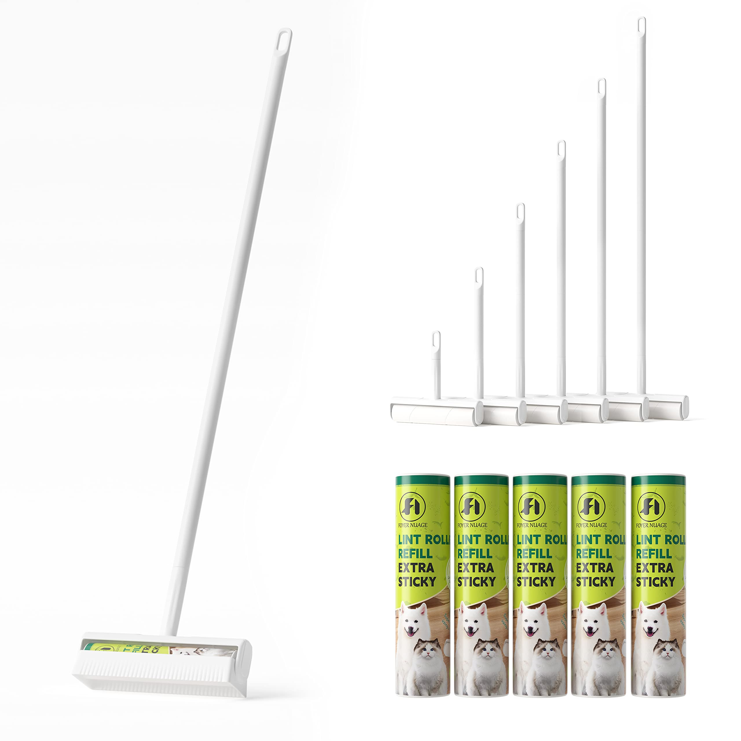 Foyer Nuage 9.5'' Large Lint Roller for Pet Hair with 6 Extendable Handle and Dust-Proof Cover * ... | Amazon (UK)