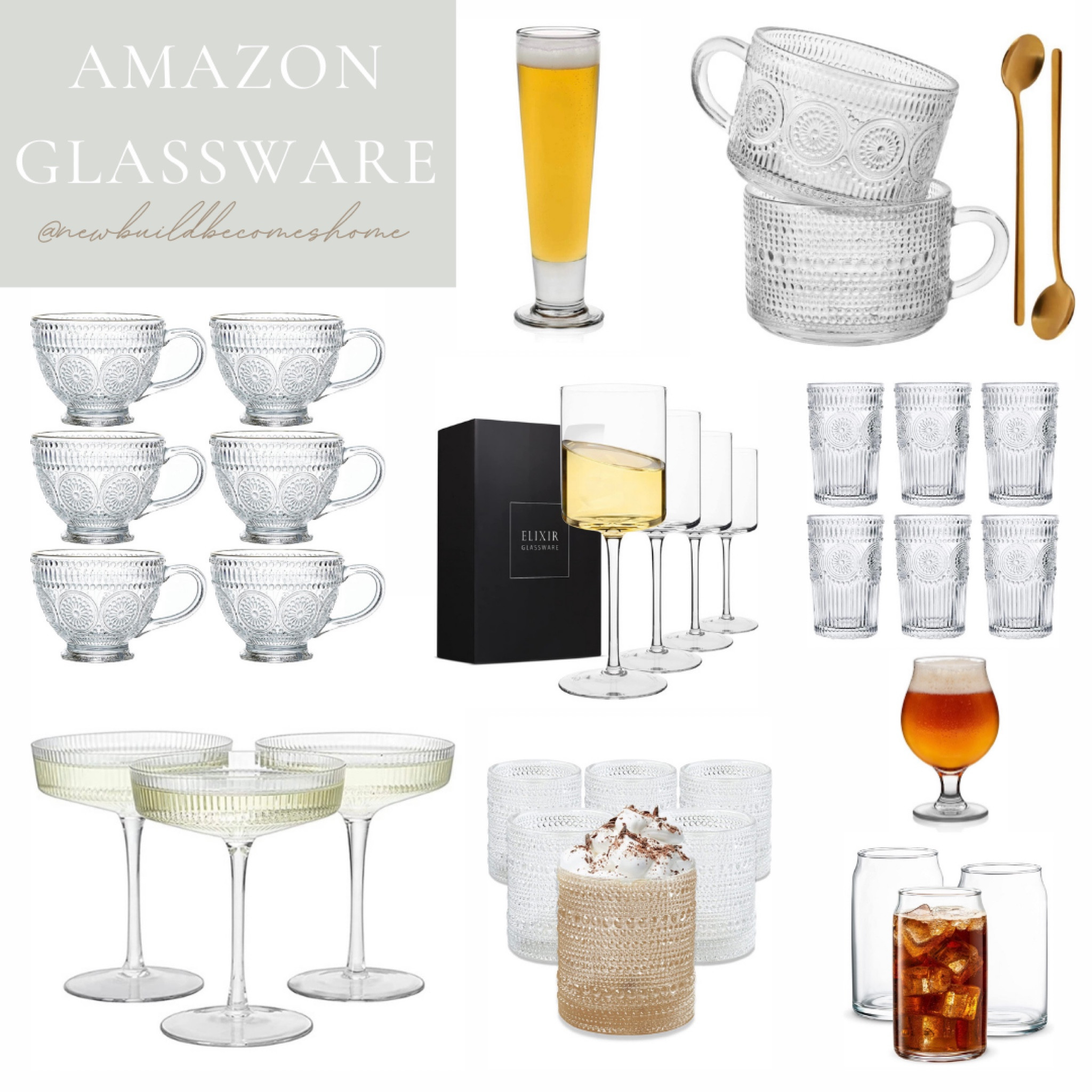 Some of my Amazon glassware favorites! Keep an eye out for more prime day sales coming!

Beer glass, coupe glass, vintage glass, champagne flutes, ipa glass

#LTKsalealert #LTKhome #LTKxPrimeDay