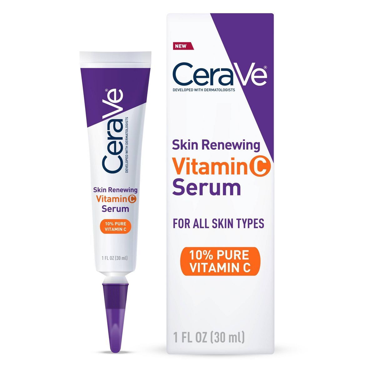 CeraVe Skin Renewing Vitamin C Serum - 1 fl oz | Target