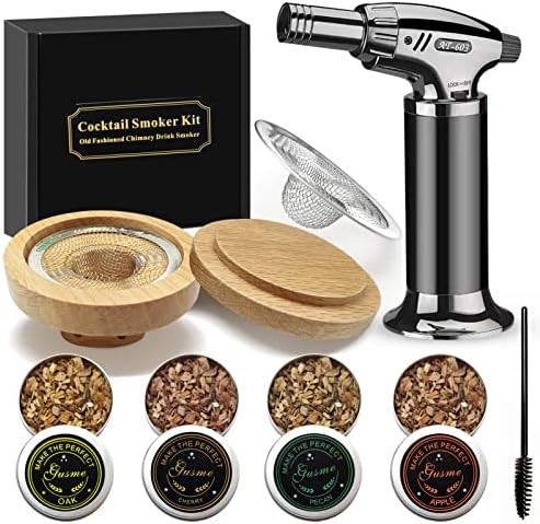 Cocktail Smoker Kit With Torch , Bourbon Smoker Kit Include Four Flavors Wood Chips,Drink Smoker, Wh | Amazon (US)