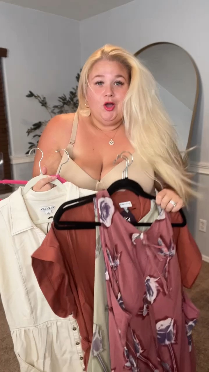 Target plus size haul
Wearing 2x in everything 

#LTKFindsUnder50 #LTKPlusSize #LTKOver40