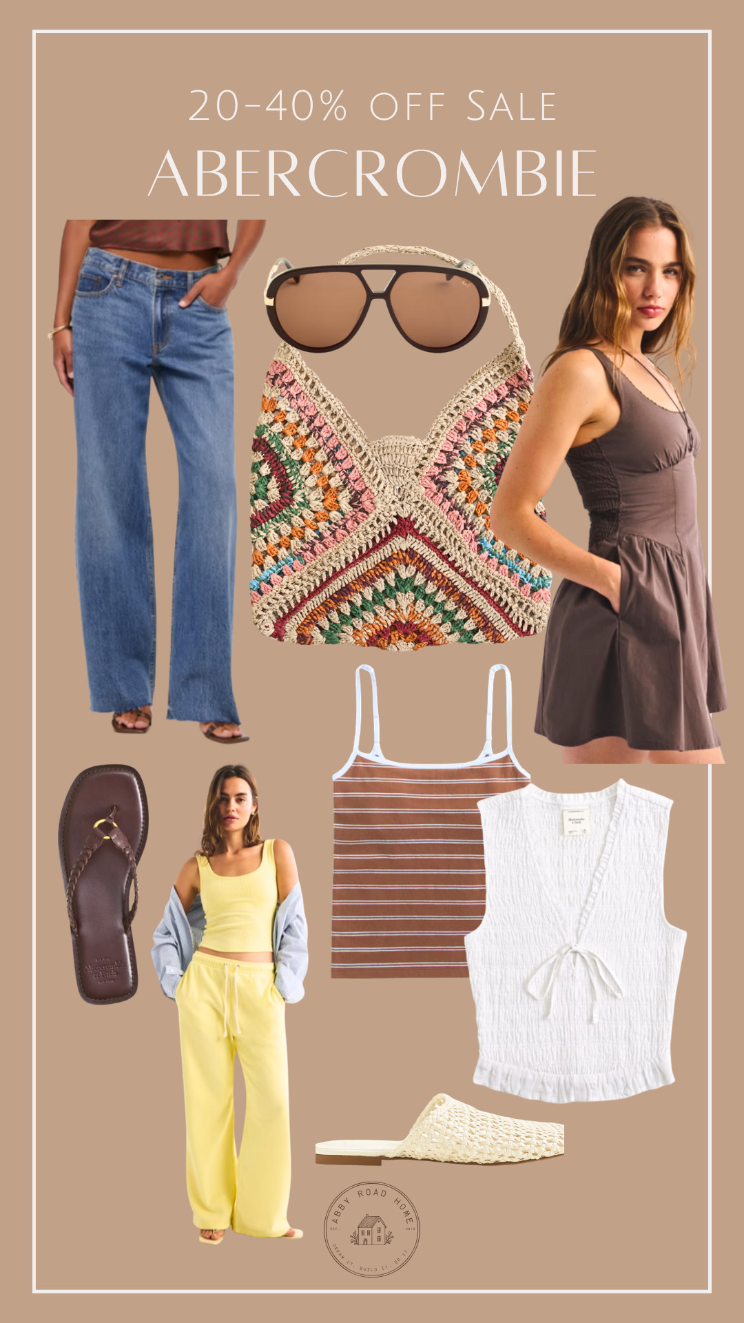 Summer dressing but make it effortless ☀️🤎
Rounded up my favorite Abercrombie sale finds — relaxed denim, crochet textures, easy basics, and soft neutral pieces that feel elevated without trying too hard. Everything gives that coastal, undone, “cool girl in July” energy.

20–40% off right now ✨

#LTKStyle #LTKSaleAlert #Abercrombie #SummerStyle #NeutralStyle #CoastalStyle #EffortlessFashion #CapsuleWardrobe #MinimalStyle #FashionFinds #SummerOutfits #EverydayStyle #SoftGirlStyle #AbercrombieStyle 

 