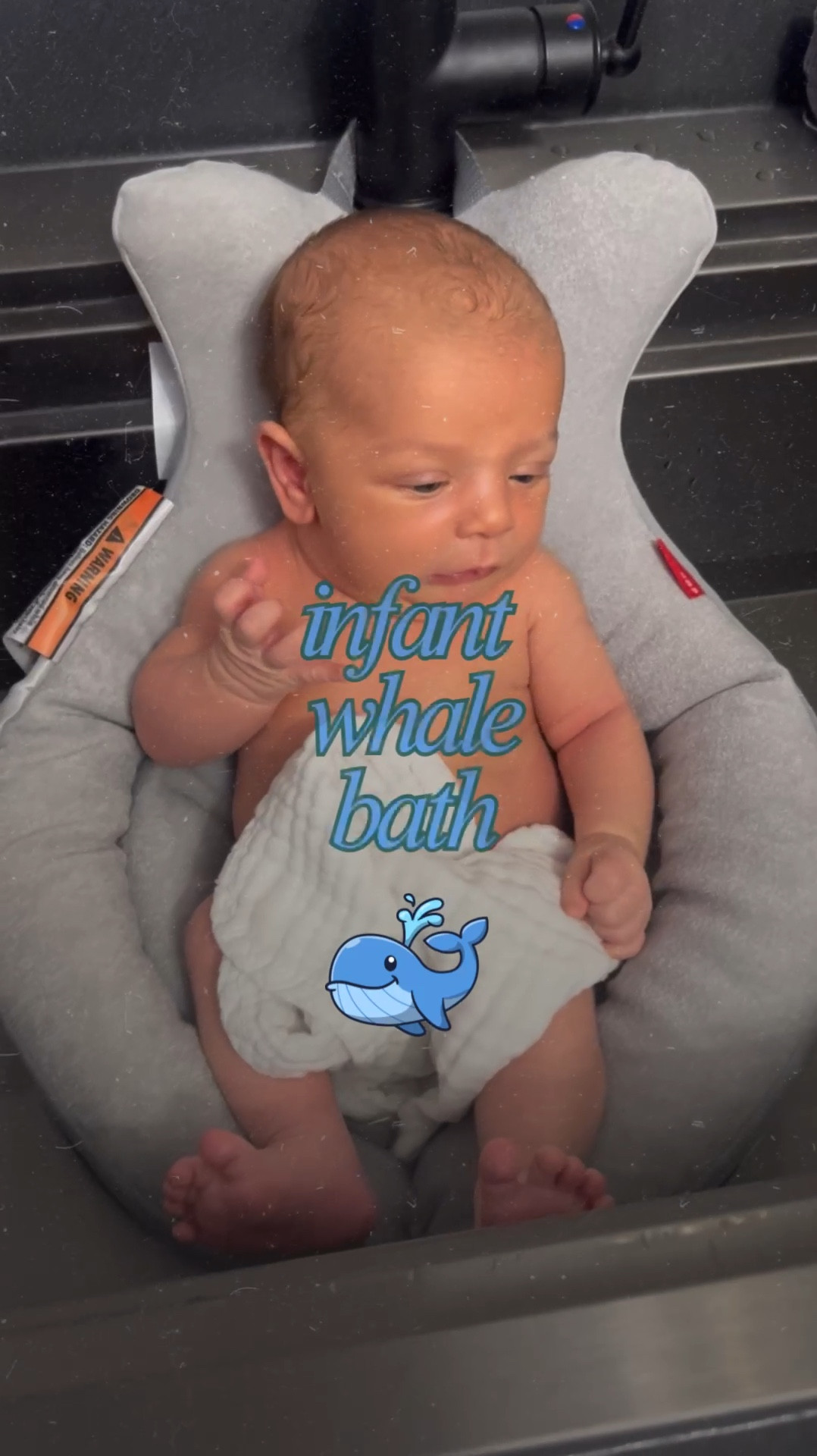 He’s loving his new little bather! It has a little mesh center and the softest cover 👌 it also hangs to dry (throw a command hook up above the bath and it’s out of the way/lays flat)

#LTKBaby #LTKFindsUnder50 #LTKVideo