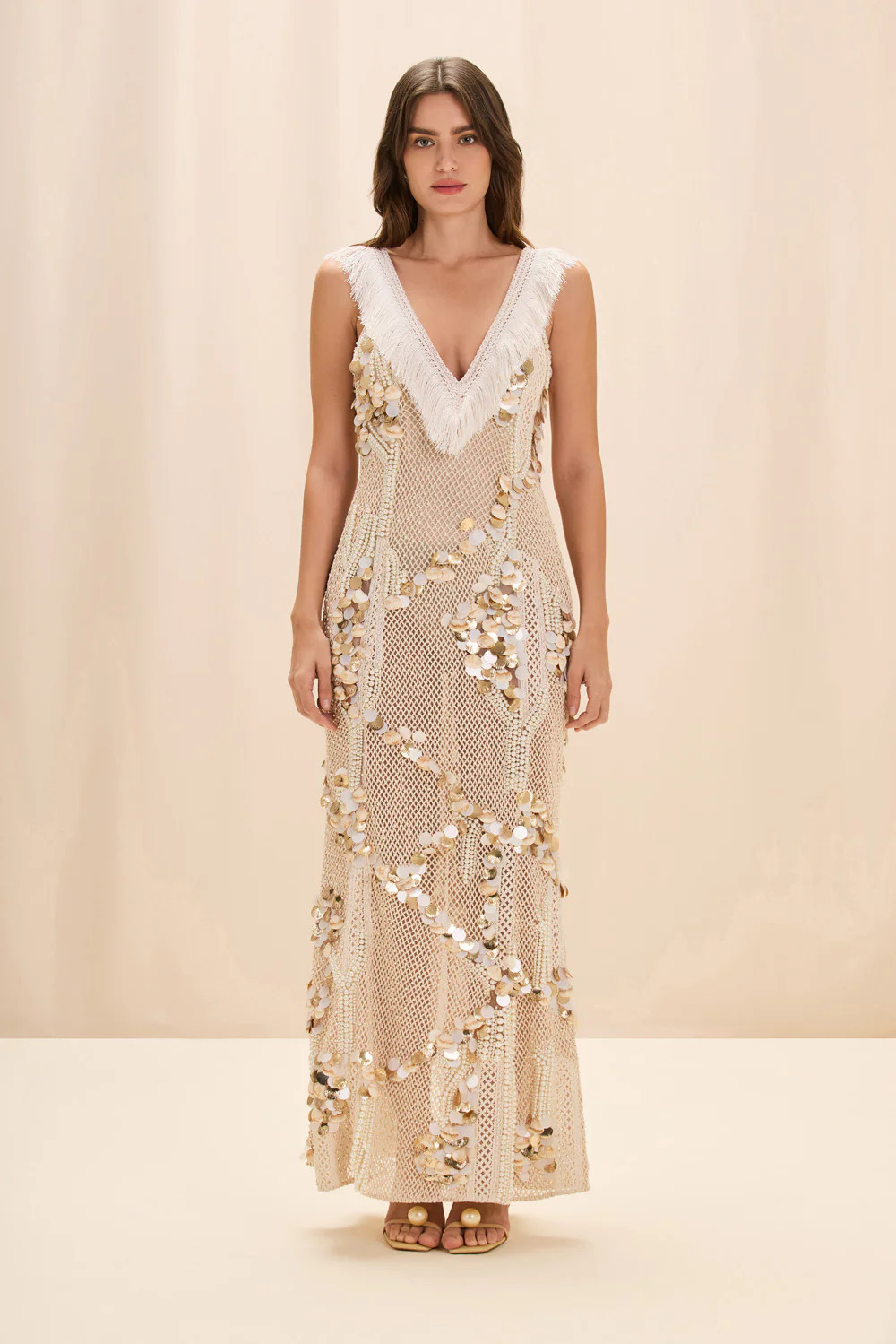 SEASHELL EMBROIDERY GOWN | PatBO