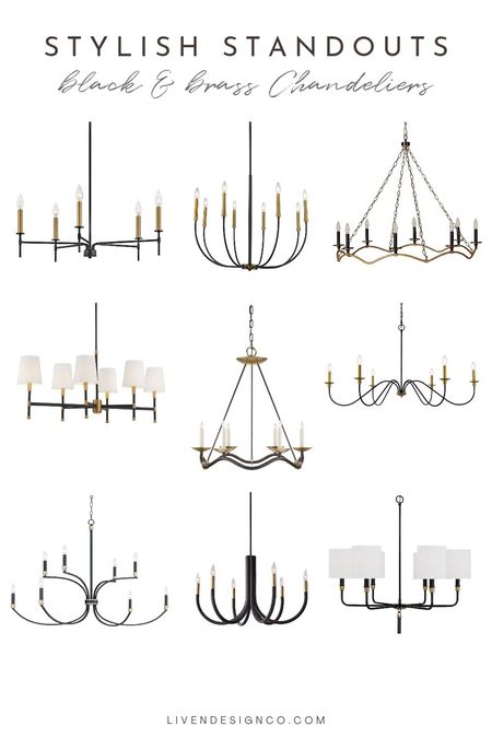 Black and brass chandelier. Modern chandelier. Shade chandelier. Dining room  chandelier. Living room. Bedroom. Traditional chandelier. 

#LTKHome #LTKSeasonal #LTKStyleTip