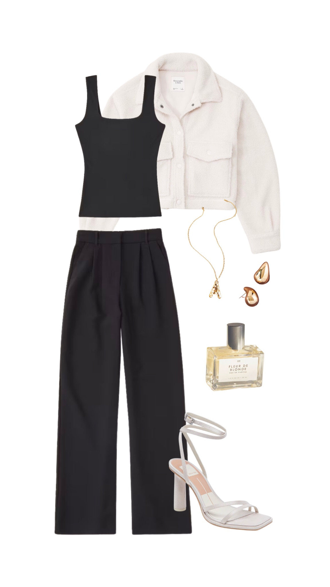 Fall outfit, business casual look, classy outfit, dinner outfit, going out look, restaurant outfit, clean girl aesthetic, elevated basics, cropped jacket, gold jewelry

#LTKfindsunder50 #LTKfindsunder100 #LTKSeasonal