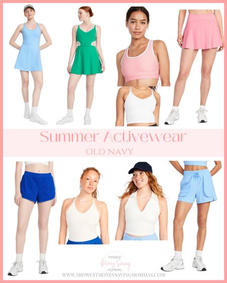 Summer Activewear

Old Navy  summer outfits  tennis dress  sports bra  shorts  tennis skirt  gym clothes  fitness 

#LTKfit #LTKSeasonal #LTKstyletip
