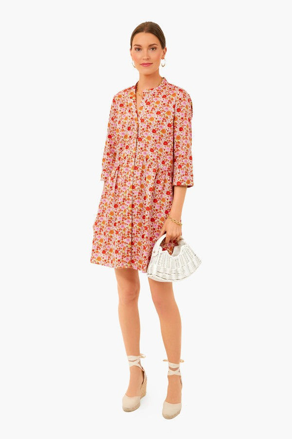 Blushing Bouquet Royal Shirt Dress | Tuckernuck (US)
