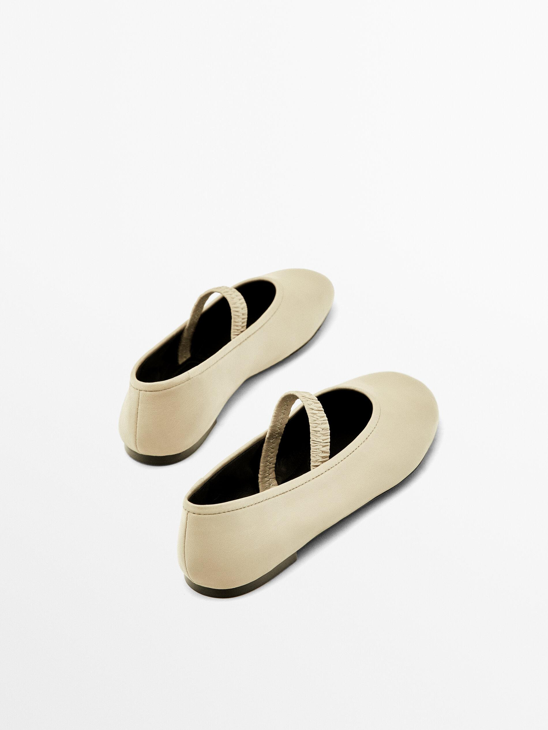 Soft elastic ballet flats | Massimo Dutti US