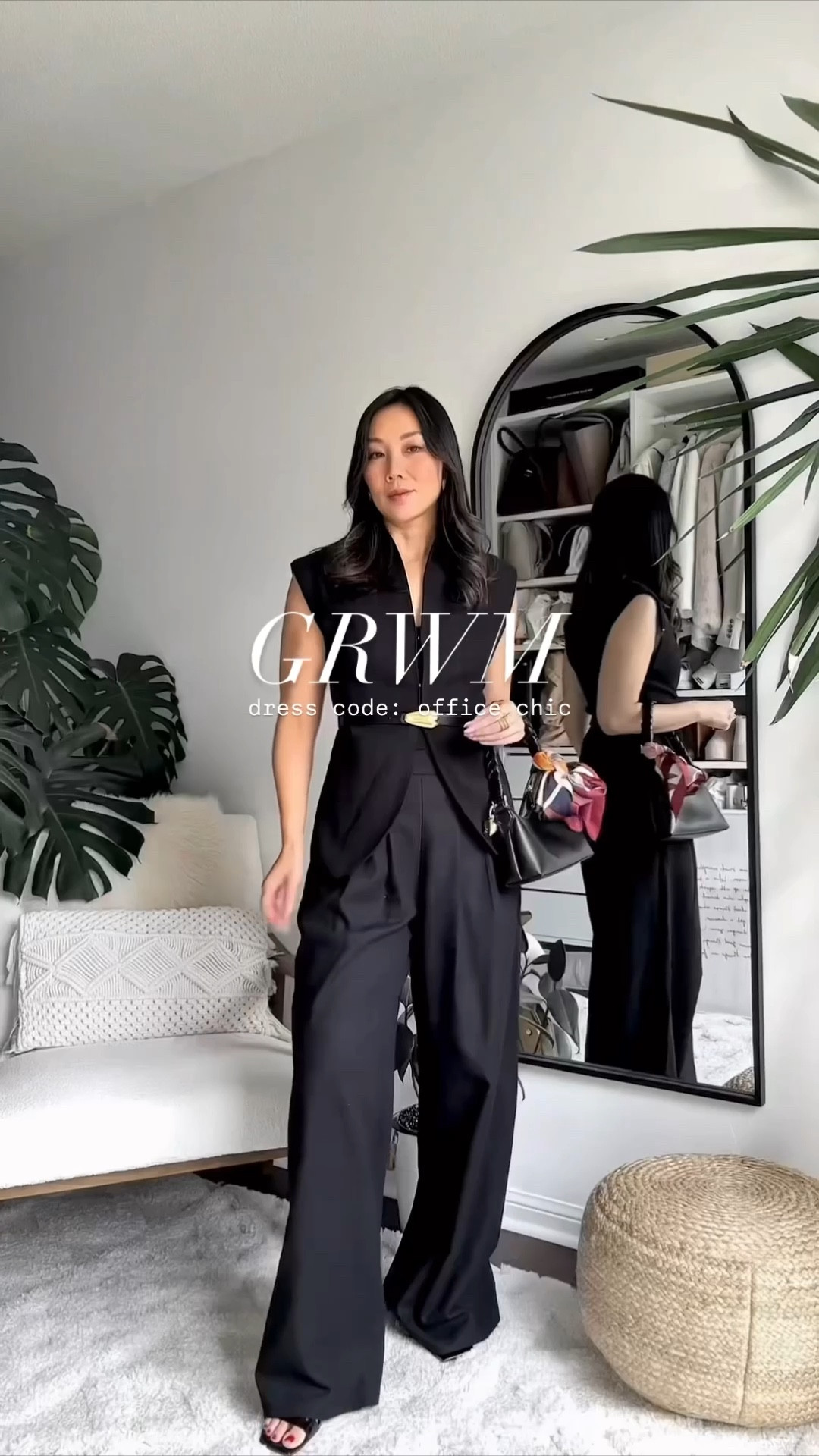 All-black and effortlessly chic 🖤 Wearing a tailored black vest with matching wide-leg trousers from my @commense capsule wardrobe. Styled with sandals and a black bag with scarf for a polished office workwear look that’s still comfortable enough for everyday wear.
These are timeless capsule basics you can dress up or down—perfect for transitioning from a summer capsule wardrobe into fall capsule outfits. Think classy, elegant fashion that makes getting dressed simple but stylish.
✨ Shop this outfit and the rest of my seasonal capsule wardrobe for versatile workwear staples you’ll wear on repeat.
#commensestyle #capsulewardrobe #summercapsule #fallcapsulewardrobe #workwearstyle #wardrobebasics #classyoutfits #elegantfashion #ltkfall #ltkchic

#LTKautumn #LTKBeauty #LTKWorkwear