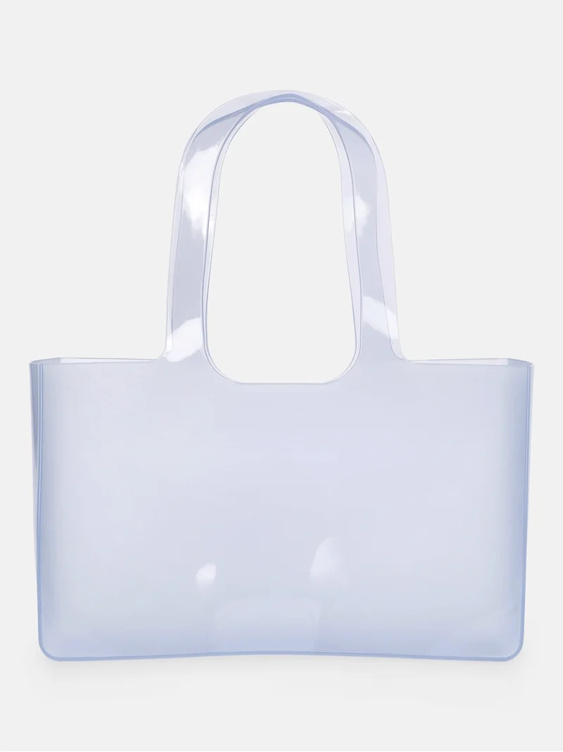 No Boundaries Women's Jelly Tote Bag, Clear | Walmart (US)