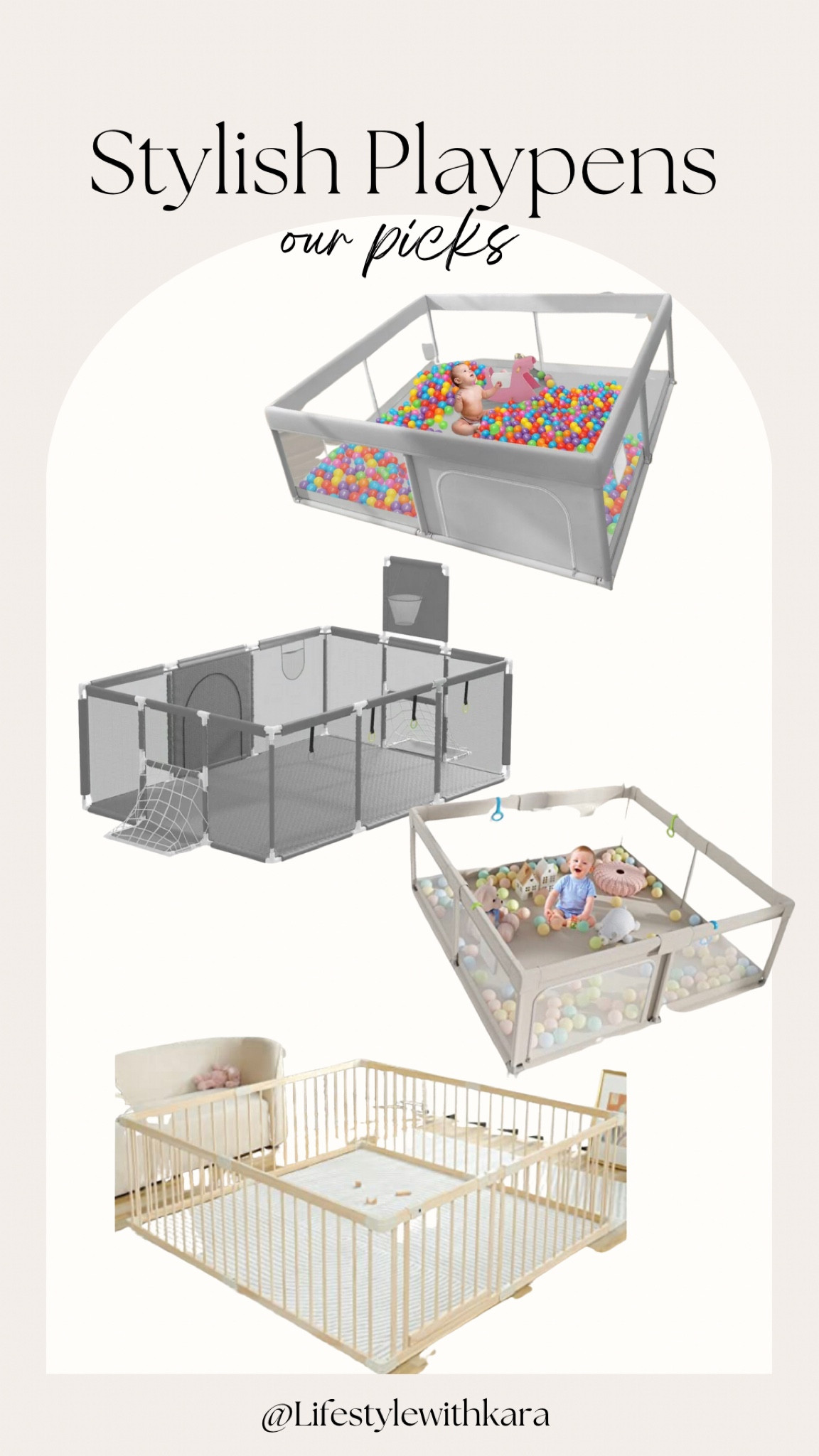 Stylish yet functional playpens

#LTKSale #LTKbaby