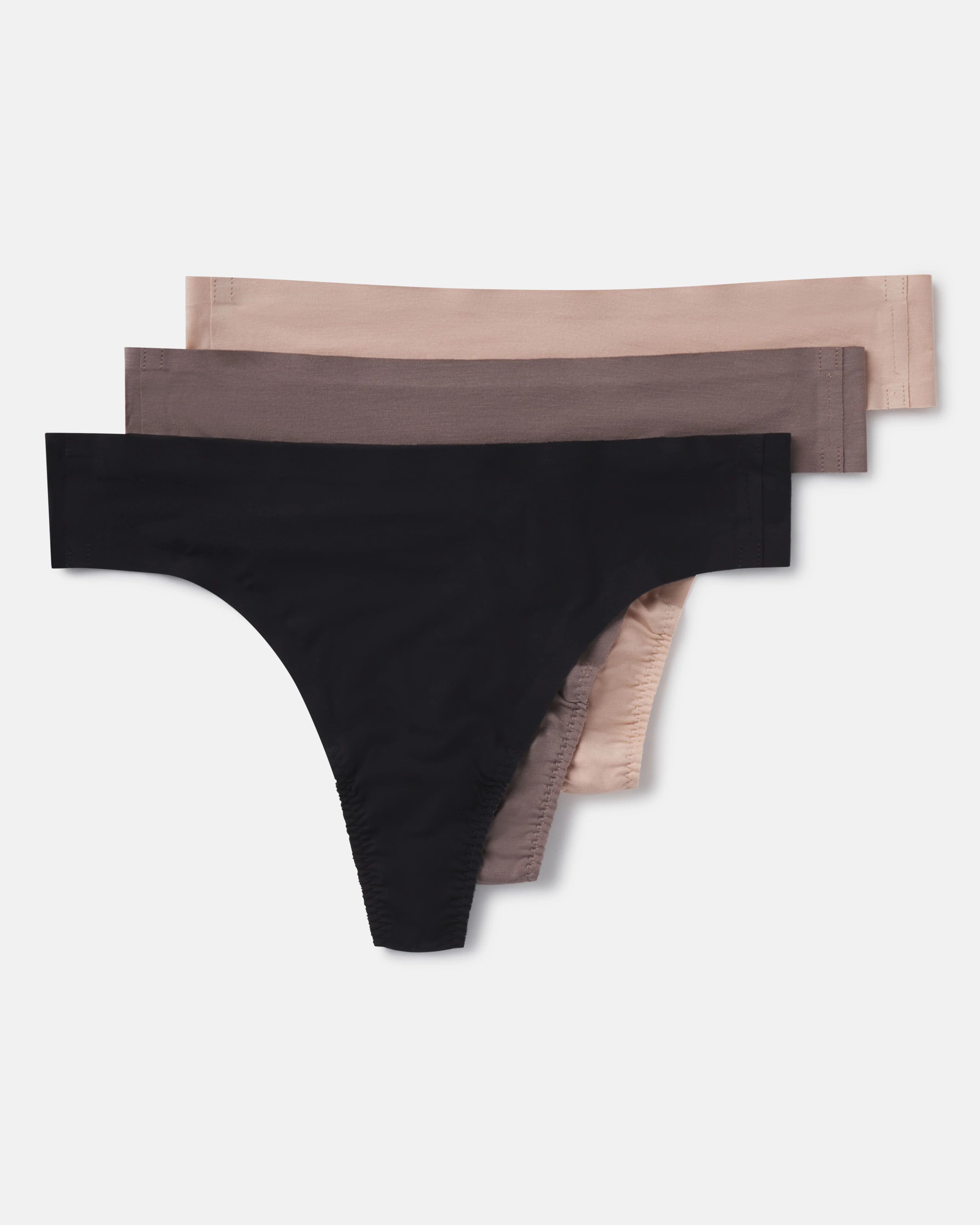 SPANXsmooth™ Fit-To-You Modal Thong 3-Pack Box | Spanx