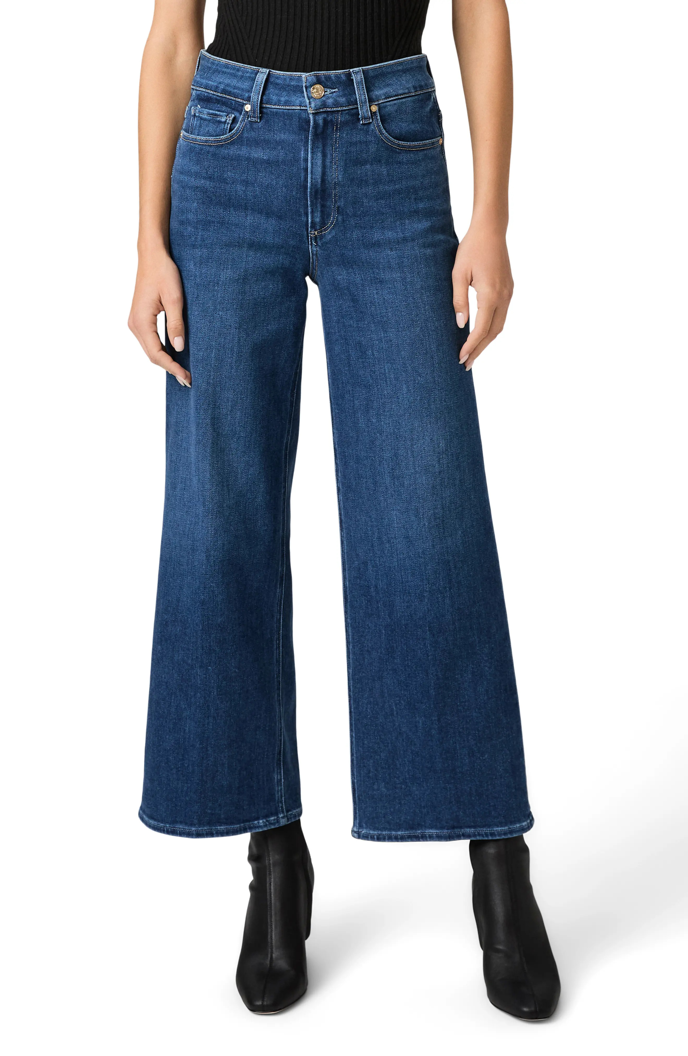 Anessa High Waist Wide Leg Jeans (Women) | Nordstrom | Nordstrom