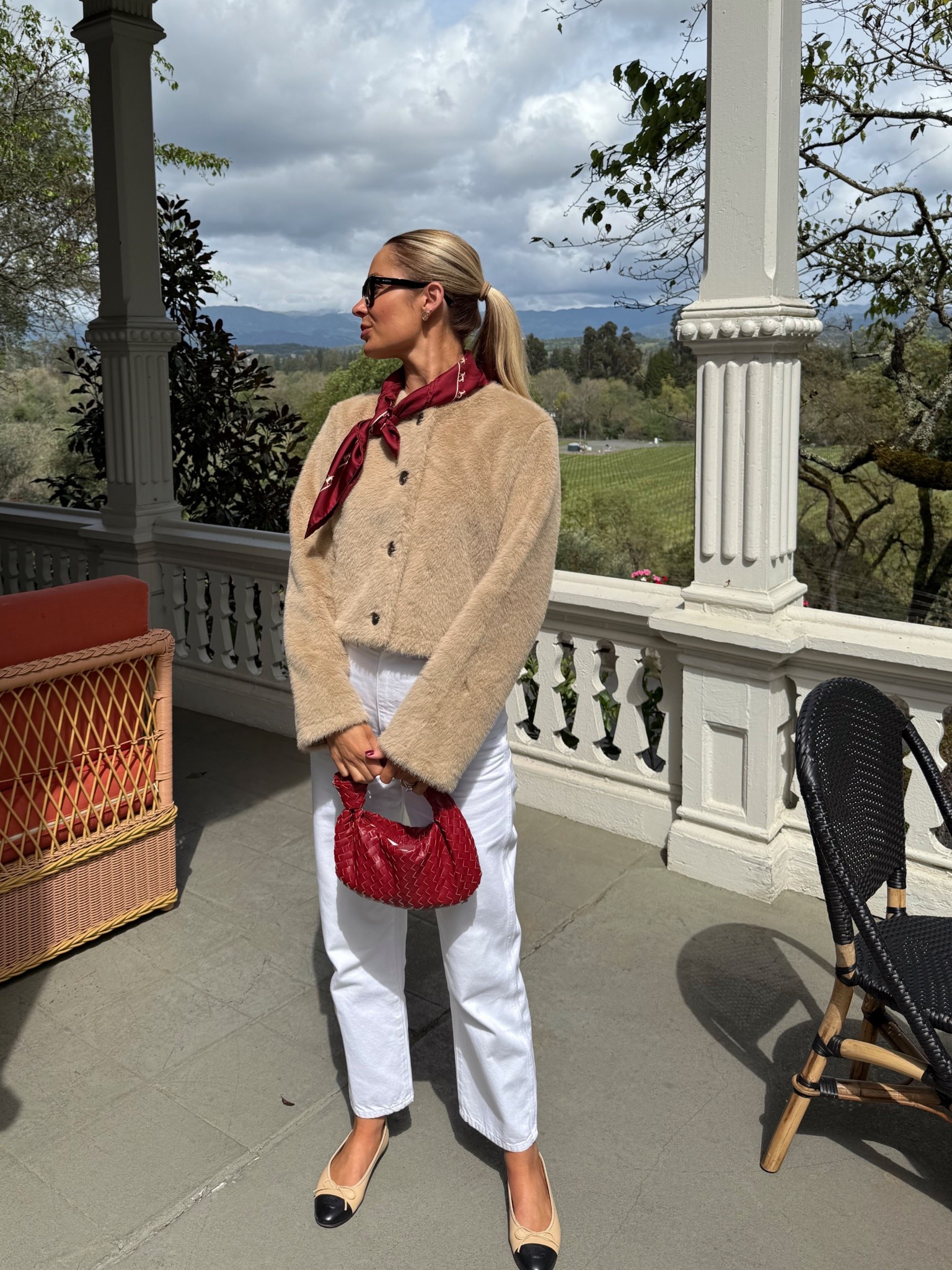 Burgundy accents / spring transition / wine tasting outfit / chic / cozy / effortless 

#LTKSaleAlert