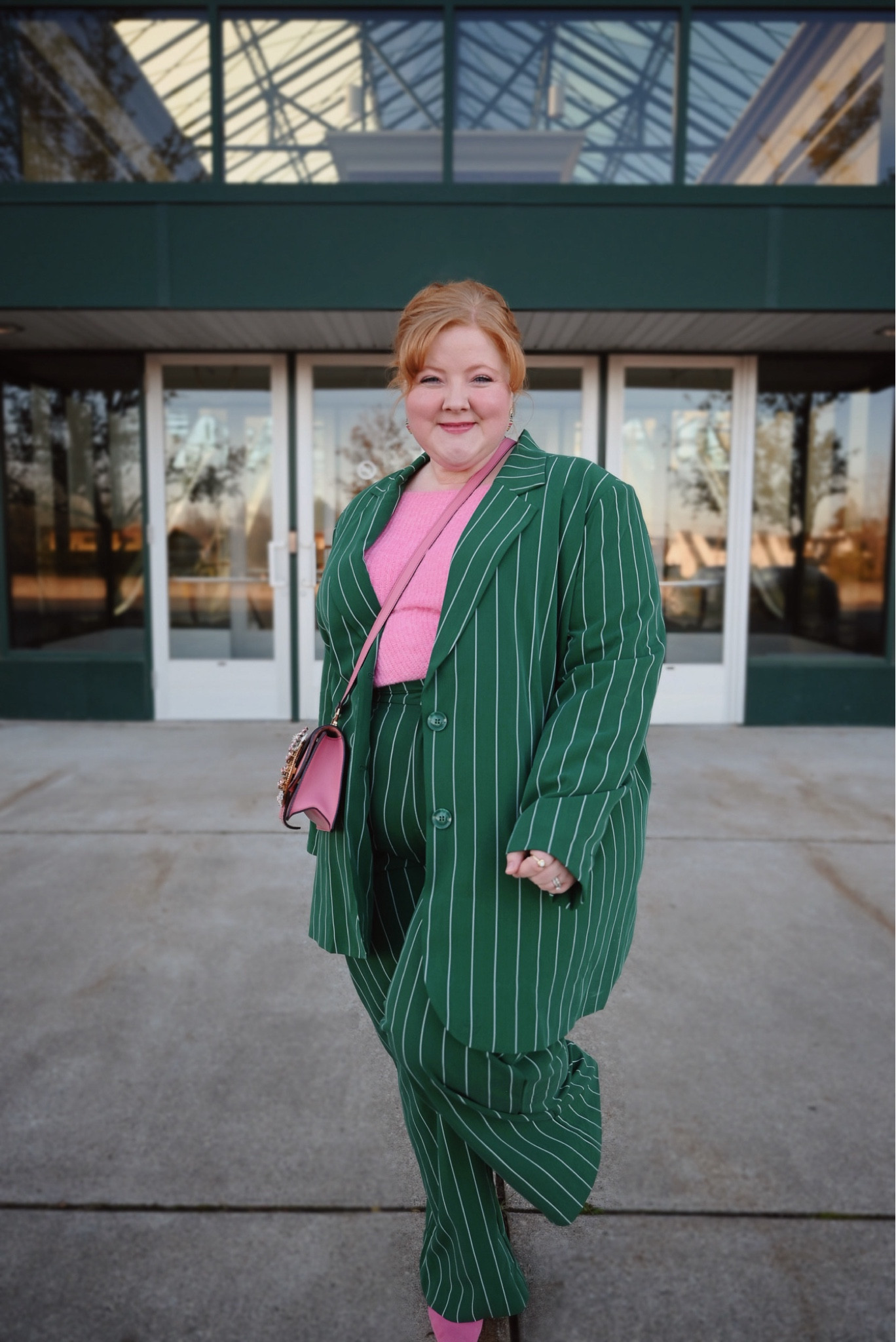 Festive Holiday Suiting 

#LTKPlusSize #LTKHoliday #LTKMidsize