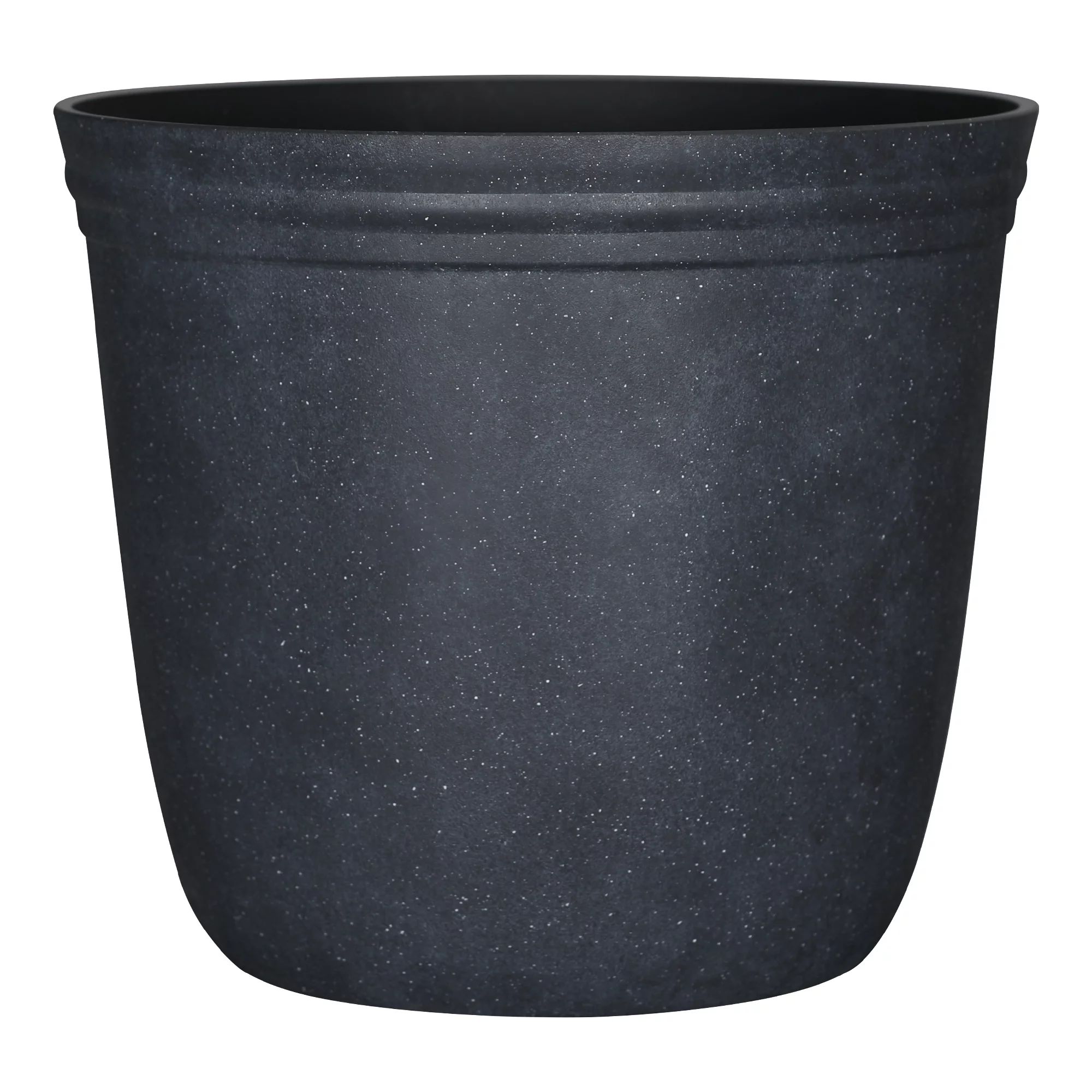 Better Homes & Gardens Baytree Black Resin Planter, 15.9in x 15.9in x 14in | Walmart (US)