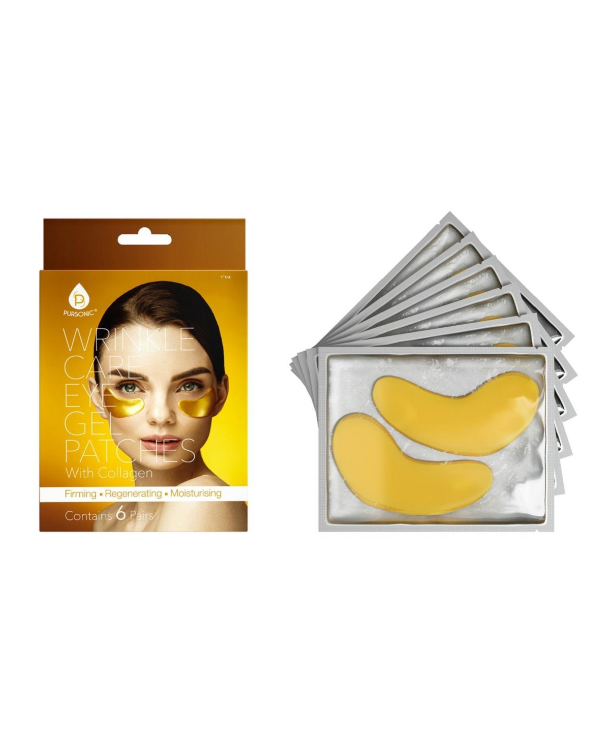 Pursonic Wrinkle Care Eye Gel Patches - Gold | Macy's