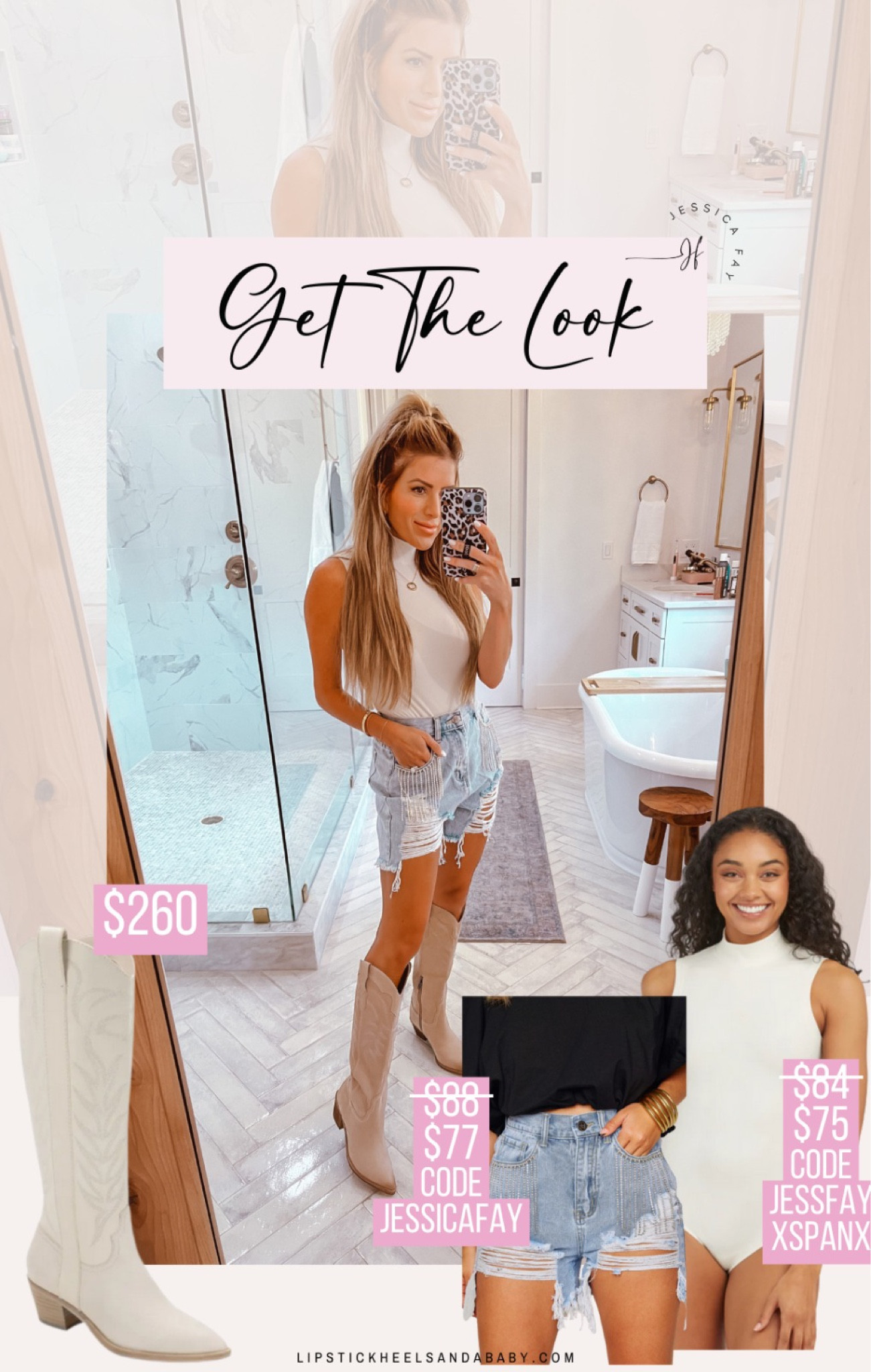 Get the look rodeo outfit country concert outfit bodysuit nashville outfit @Spanx code JESSFAYXSPANX @BuddyLove code JESSICAFAY 

#LTKunder100 #LTKunder50 #LTKsalealert