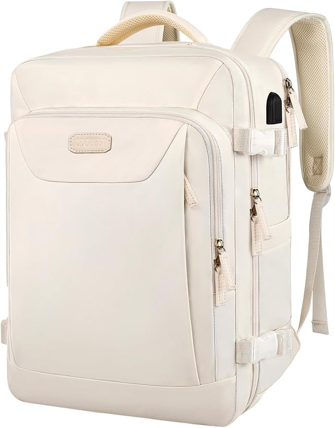 JCDOBEST Large Travel Backpack, Flight Approved Carry On Backpack for Men & Women, Large Daypack ... | Amazon (US)