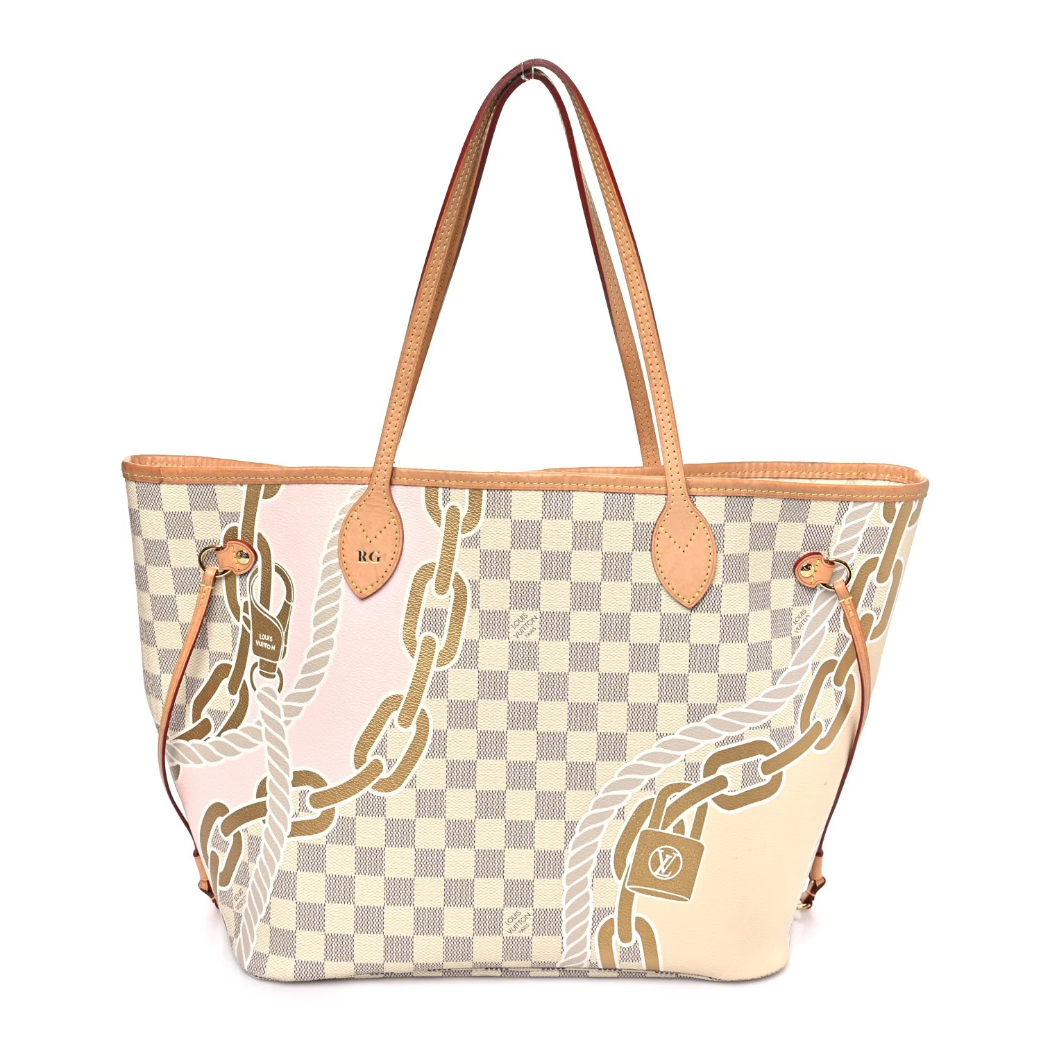 Louis Vuitton Damier Azur Nautical Neverfull MM 1820747 | FASHIONPHILE (US)