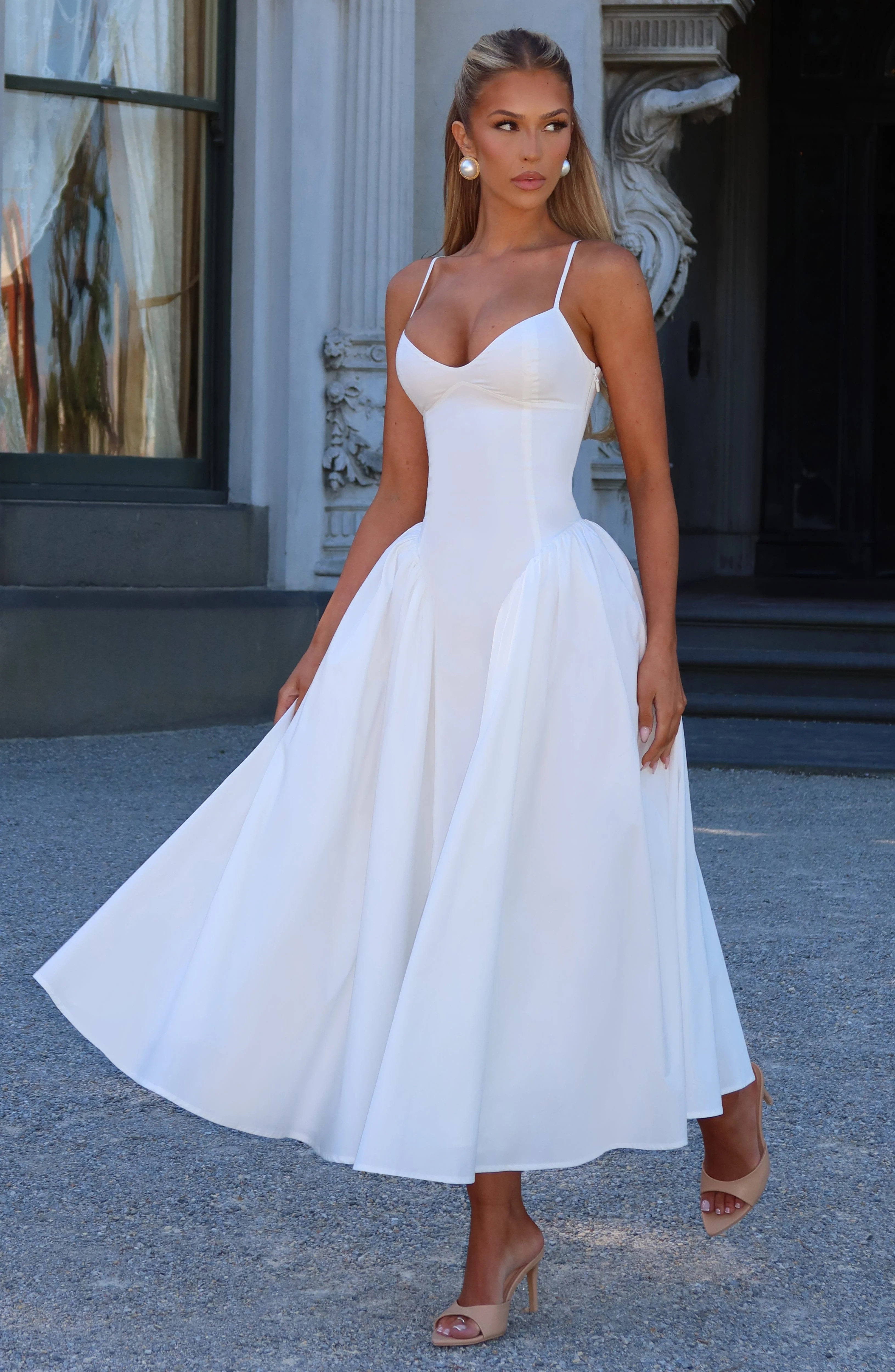 Emerson Midi Dress - Ivory | Babyboo (global)