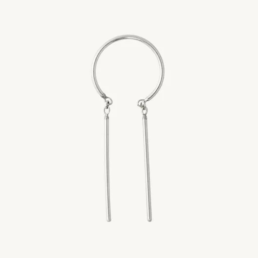 Chime Earring, Silver (single) | Catbird