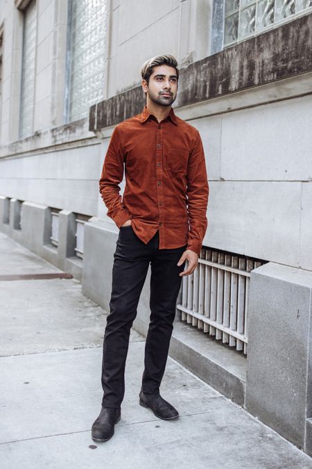 Slim and stylish, this corduroy shirt from @express is perfect for those looking to add a little fall charm. It's lightweight so you'll feel comfortable all day long paired with Skinny Black Hyper Stretch Jeans black express jeans or boots! #expresspartner #expressyou 

#LTKunder50 #LTKmens #LTKSeasonal