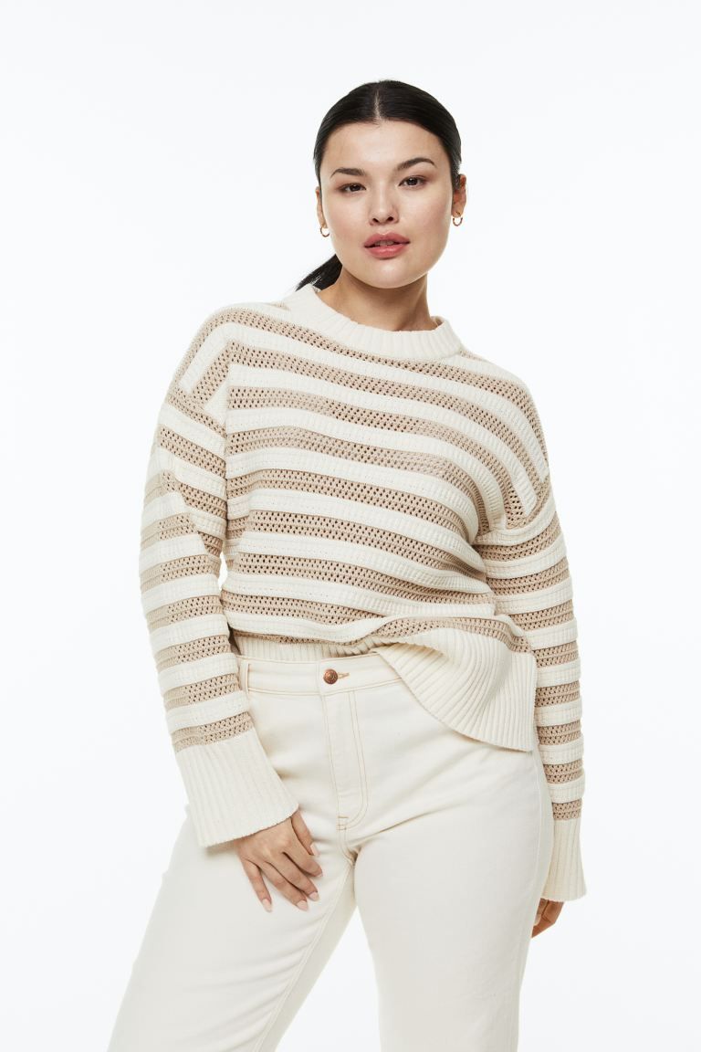 Hole-knit jumper | H&M (UK, MY, IN, SG, PH, TW, HK)