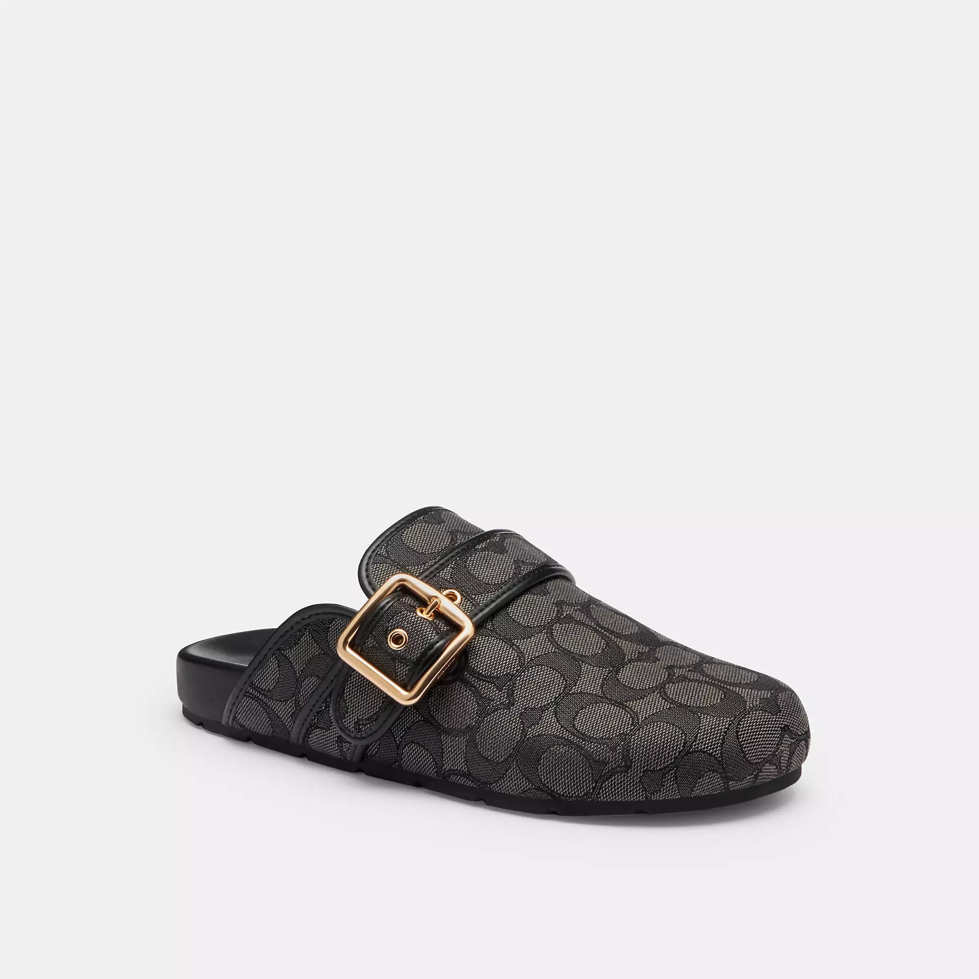 Archival Buckle Clog In Signature Jacquard | Coach (US)