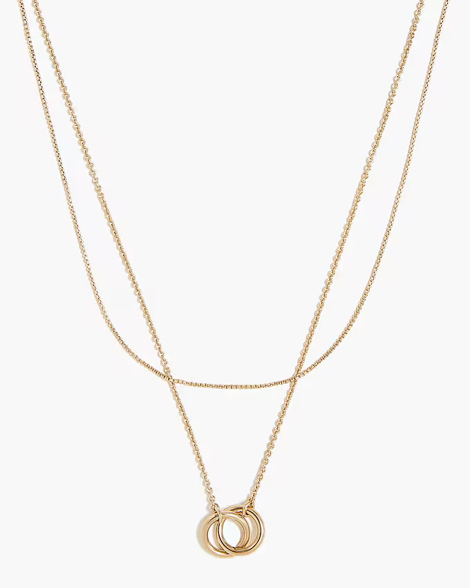 Intertwined layering necklace | J.Crew Factory